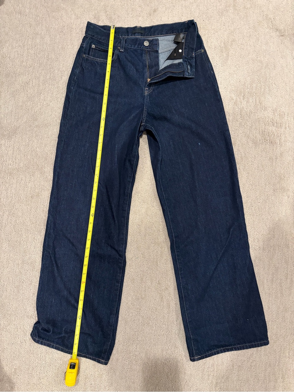 Uniqlo womenDark Blue Straight-Leg Jeans